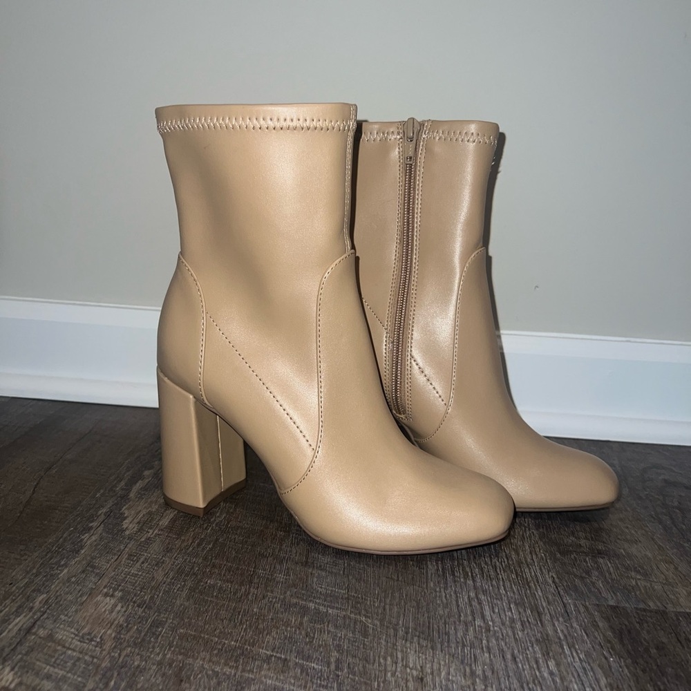tan ankle boots